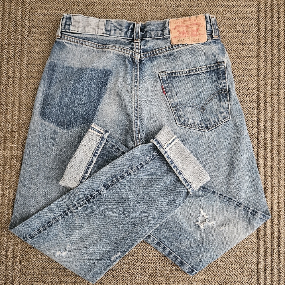 RARE Levi's (1967) 505-0217 Selvedge W/Big E Jeans/Black Bar Tack